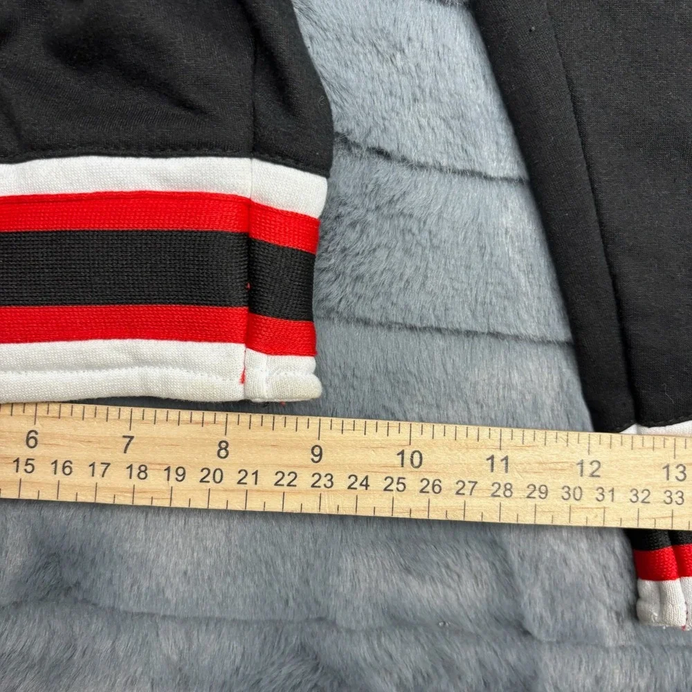 BKYS Mens Basketball Shorts Small Black Red White Star BKS806 NWT
